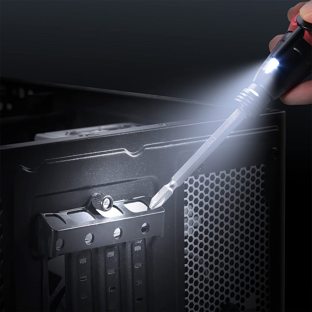 Mini Cordless Electric Screwdriver Set with LED and 10 Bits