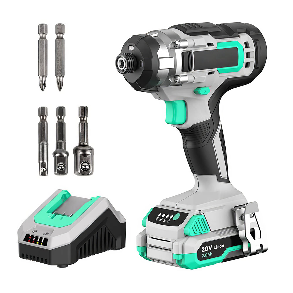 Cordless Impact Driver 20V 130Nm Torque Quick Release Hex Chuck