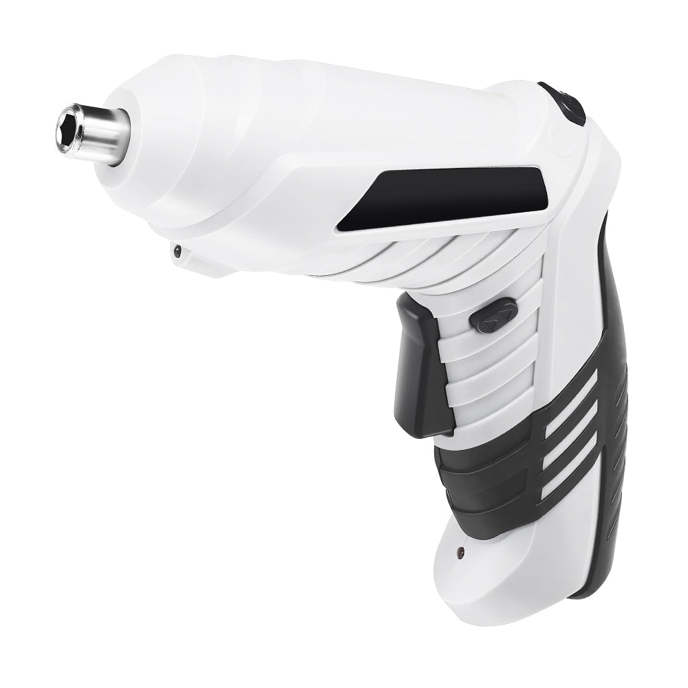 Cordless Electric Screwdriver Set with Adjustable Handle and Bits
