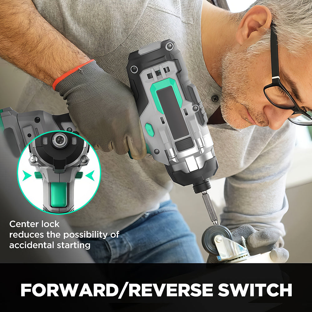 Cordless Impact Driver 20V 130Nm Torque Quick Release Hex Chuck